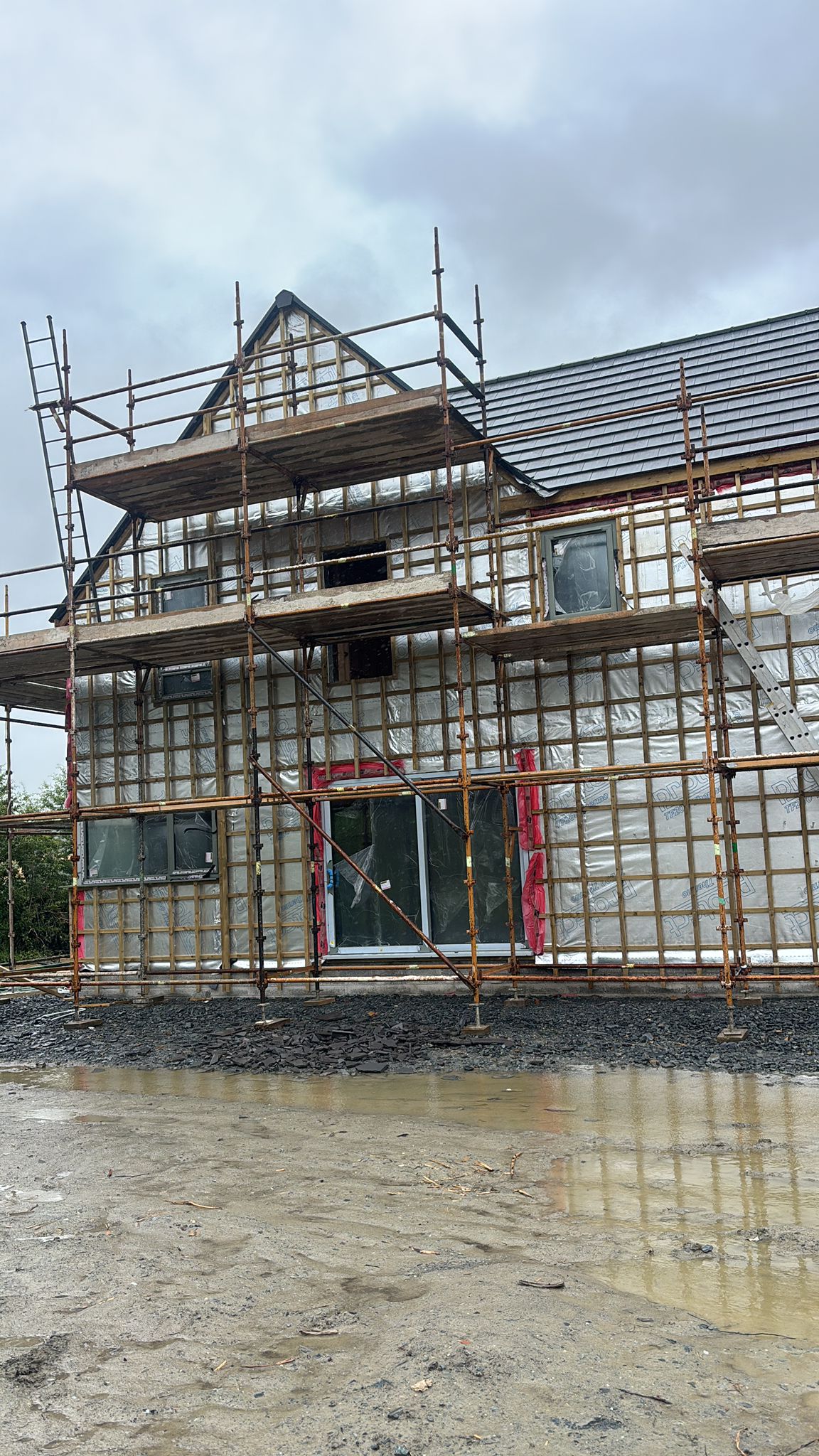 HBC Timberframe residential build taking shape