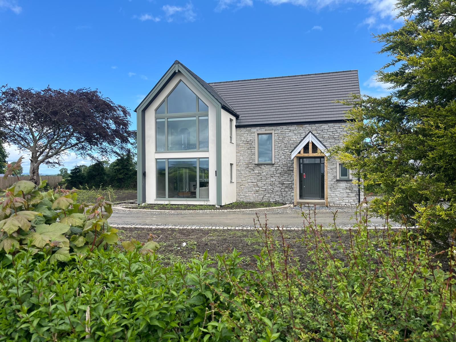 Timberframe home completed Rushfield rd Carrigans Co Donegal