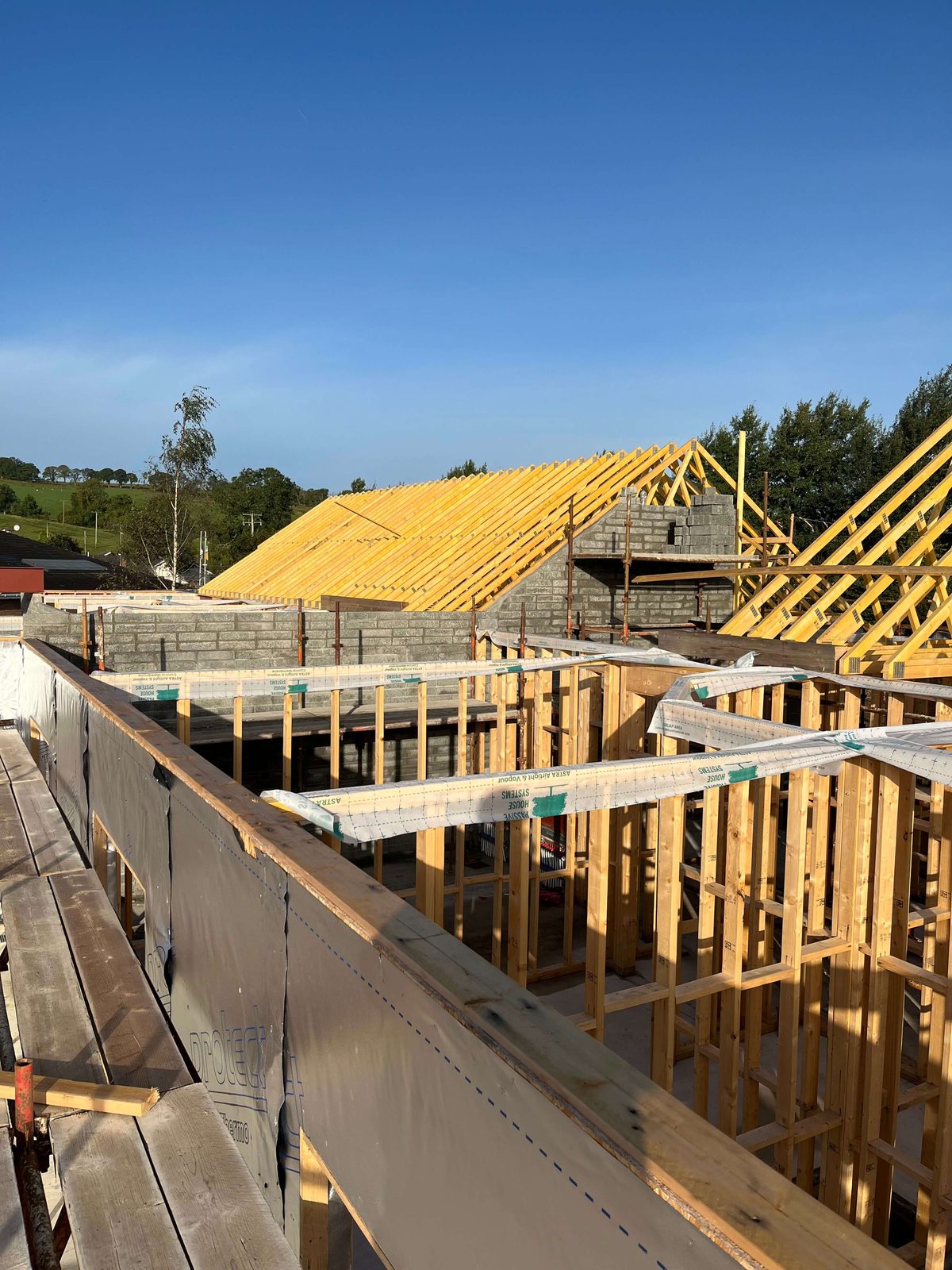 HBC Timberframe multi-unit commercial timber frame development